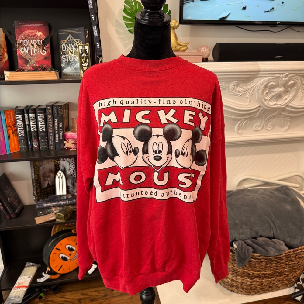 Vintage Disney Red Sweater